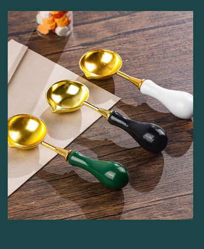Flag Village Powerful Manufacturers DIY Retro Sealing Wax Seal Set Tool Outfit Antique Fire Paint Seal Gift Box Creative Gift