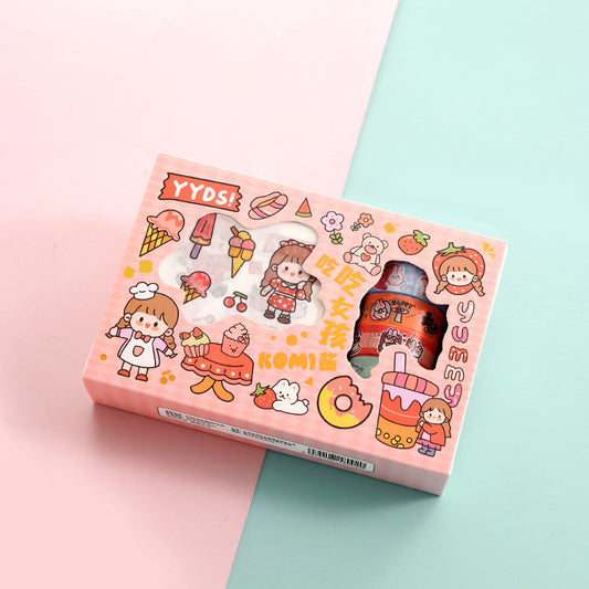 Flag Village Paper Tape Hand Account Gift Box Set