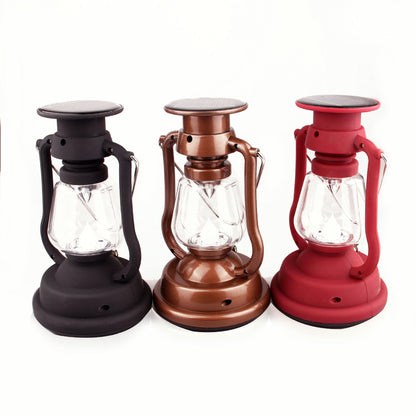 Flag Village Hand Cranked Power Generation Portable Camping Lamp USB Charging