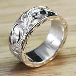 Flag Village Simple 925 Silver Rings Women Fashion Party Jewellery Gifts
