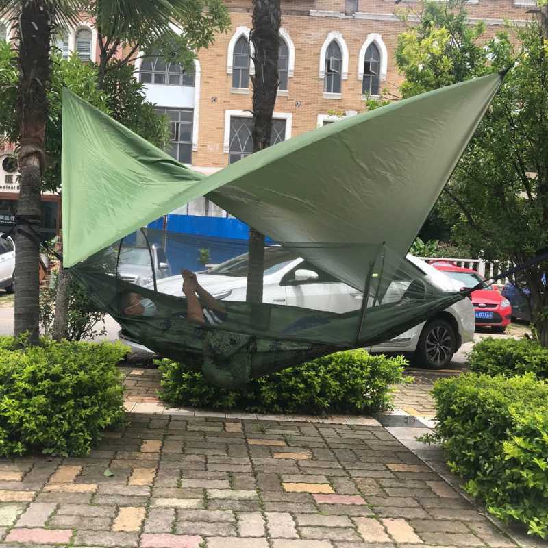 Flag Village Camping Mosquito Net Hammock Package
