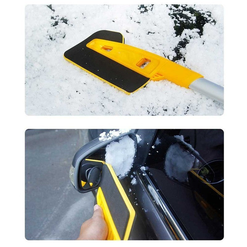 Flag Village Auto Tools New Style Car EVA Snow Shovel Multifunctional Snow Shovel Long Rod Deicing Ice Sweep Tool Snow Removal Brush For Winter