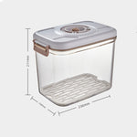 Flag Village Food Vacuum Storage Box With Free Vacuum Kitchen Sealer Container Transparent Organization Sealed Tank Cans Lunch Box Gift