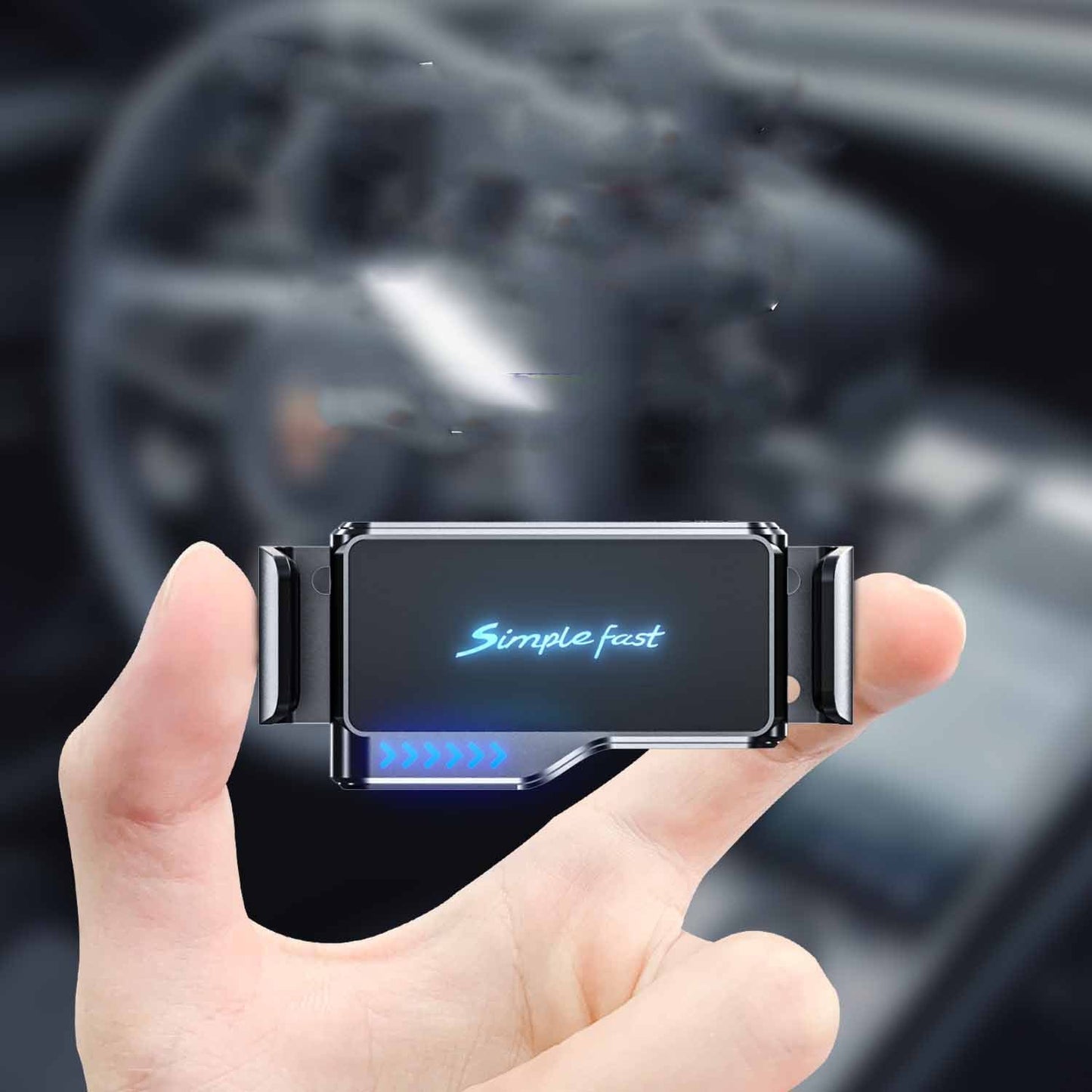 Flag Village Auto Tools Intelligent Automatic Car Phone Holder  Air Vent Mount Holder For Phone Car Products Universal Stand