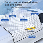 Flag Village Auto Tools Thickened Winter Car Snow Shield Front Windshield Cover