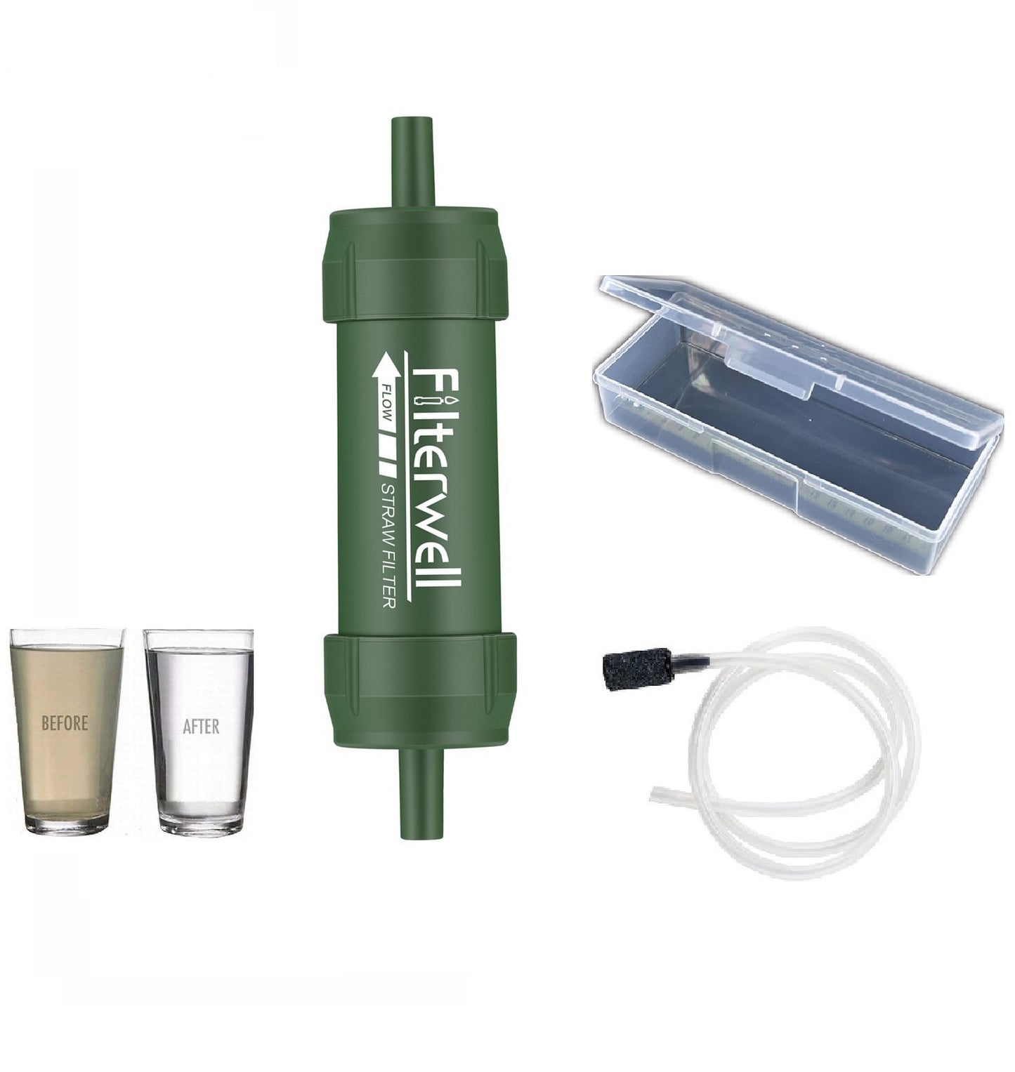Flag Village The New Camping Outdoor Purification Straw