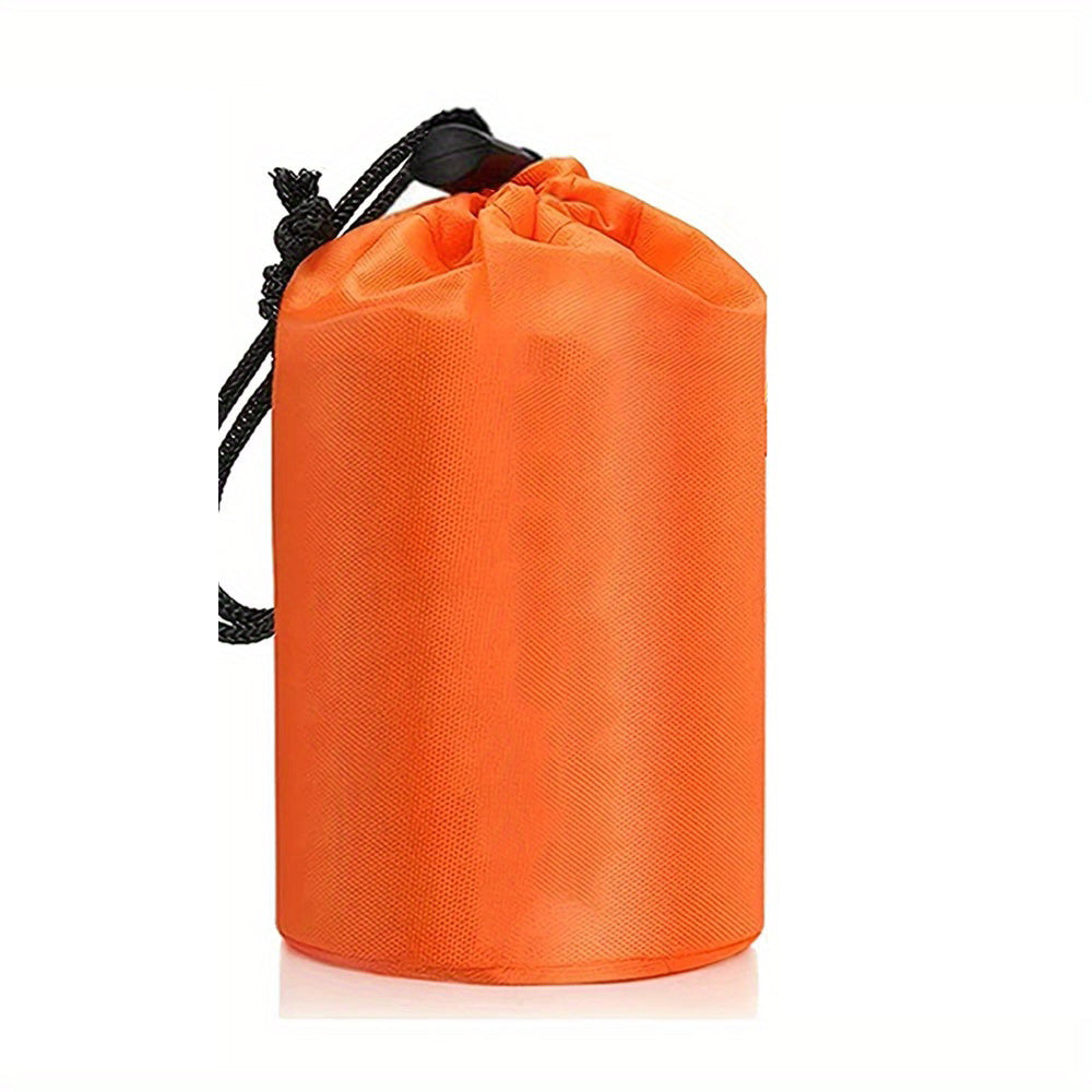 Flag Village Portable Lightweight Emergency Sleeping Bag, Blanket, Tent - Thermal Bivy Sack For Camping, Hiking, And Outdoor Activities - Windproof And Waterproof Blanket For Survival