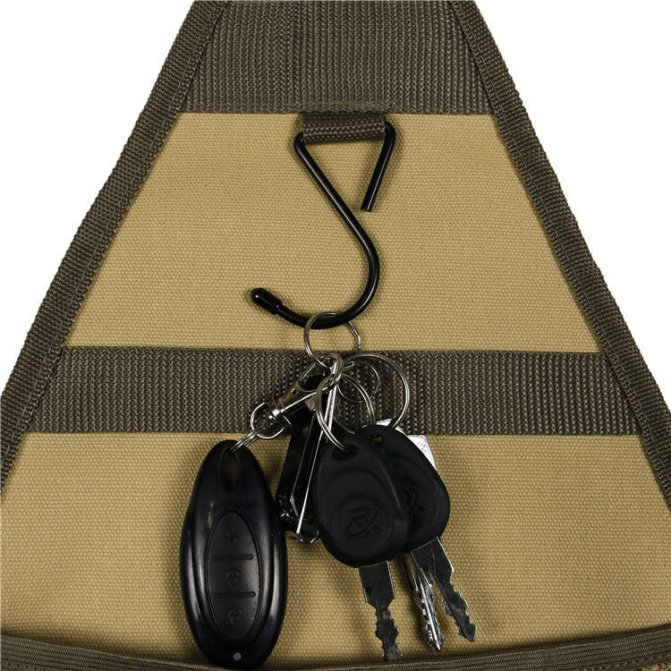 Flag Village Outdoor Camping Tableware Spatula Spoon Hanging Cookware Foldable Tableware Bag