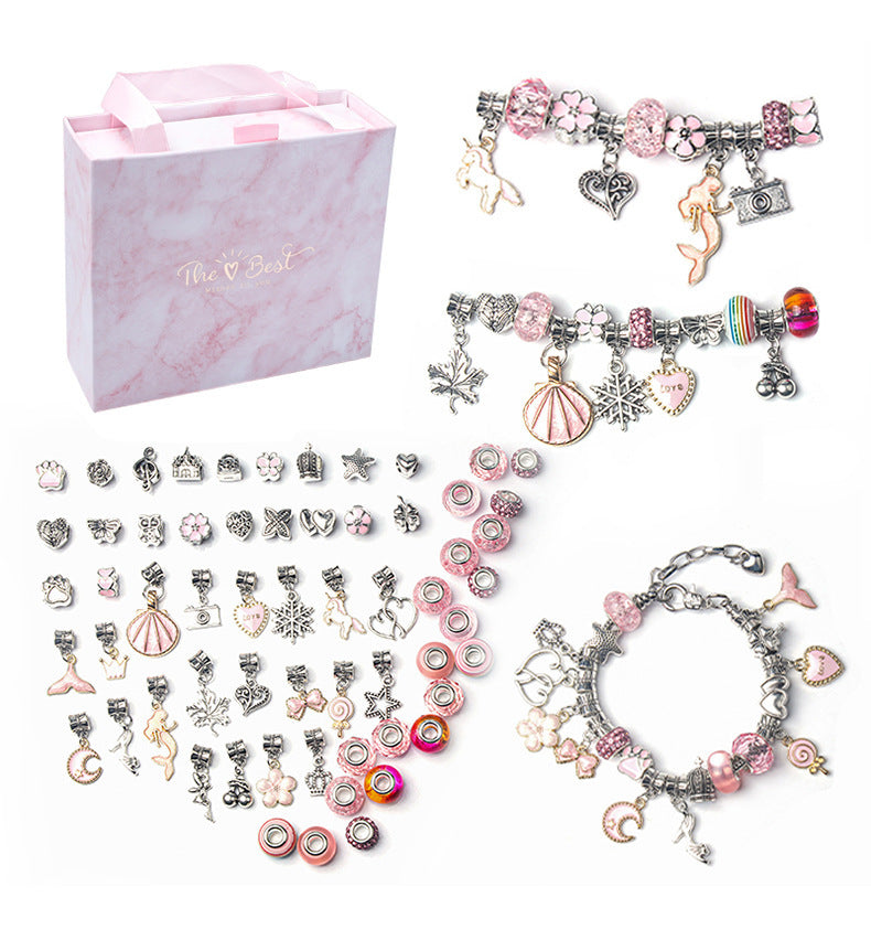Flag Village Diy Handmade Jewelry Children's Bracelet Women Exquisite Gift Box Gift Bracelet