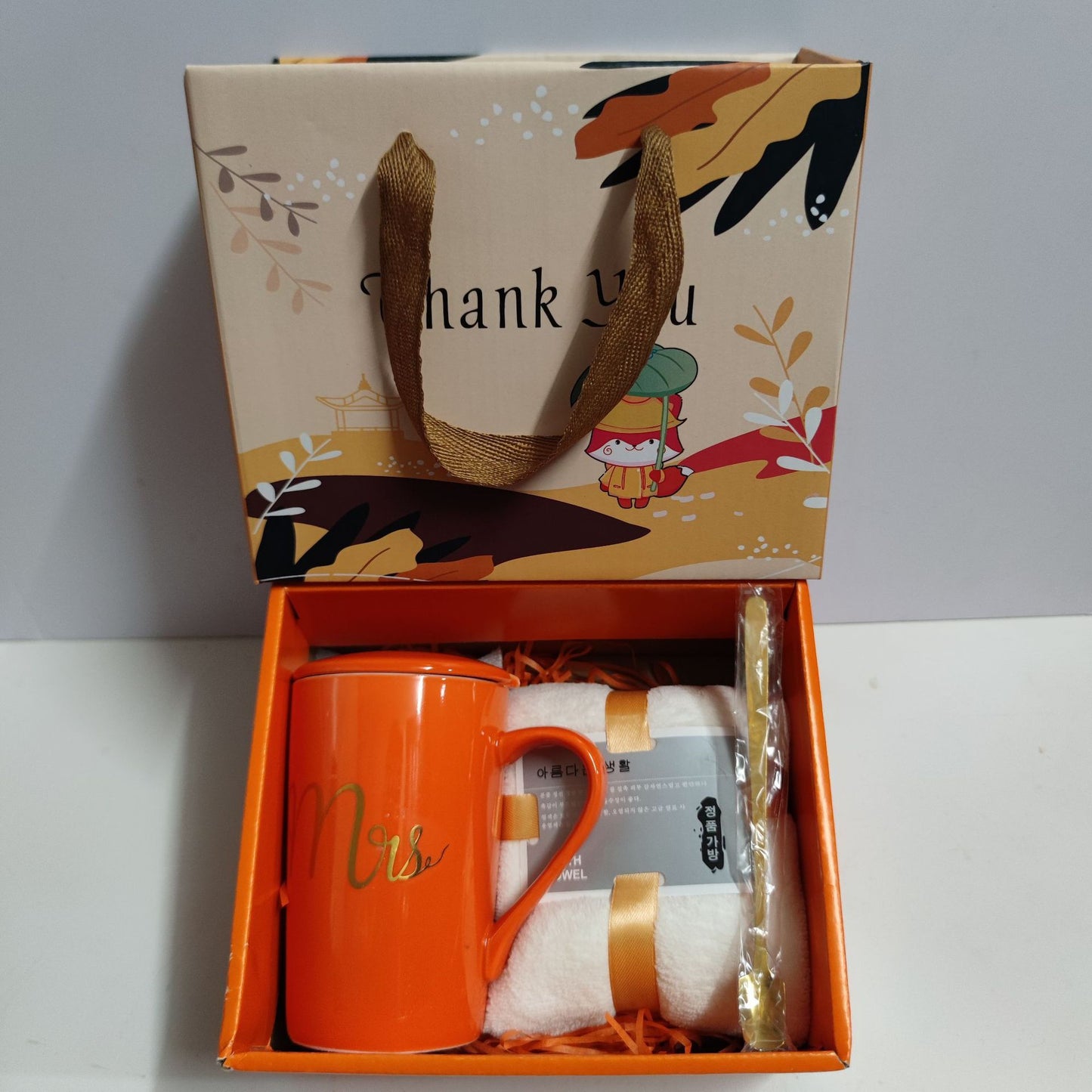 Flag Village Ceramic Cup Gift Box Opening Gift Activity Gift Wedding Favors