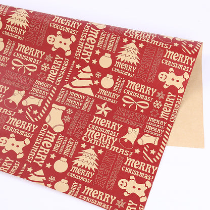 Flag Village Thickened Wrapping Paper For Christmas Gifts