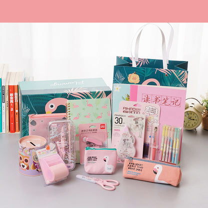 Flag Village Elementary School Birthday Gift Set Stationery Gift Box