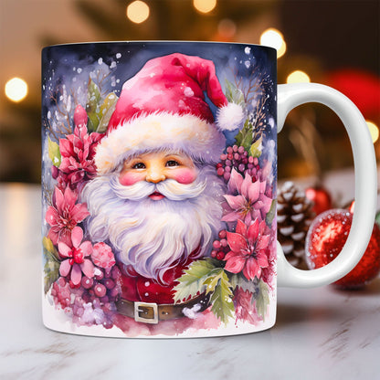 Flag Village Creative 3D Christmas Ceramic Mug Unique Space Design Snowman Santa Coffee Cup Tea Milk Mug Christmas Gifts For Kids Adults Kitchen Gadgets