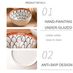 Flag Village Rattan Japanese Retro Rice Bowl Gift Box