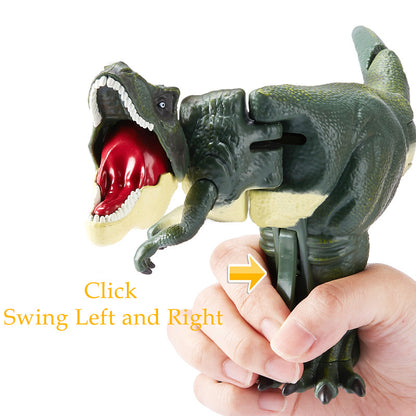 Flag Village Children Decompression Dinosaur Toy Creative Battery-free Telescopic Spring Swing Dinosaur Fidget Toys Christmas Gifts For Kids