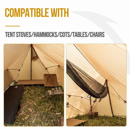 Flag Village Wilderness Hut Hammock Outdoor Living Room Tent