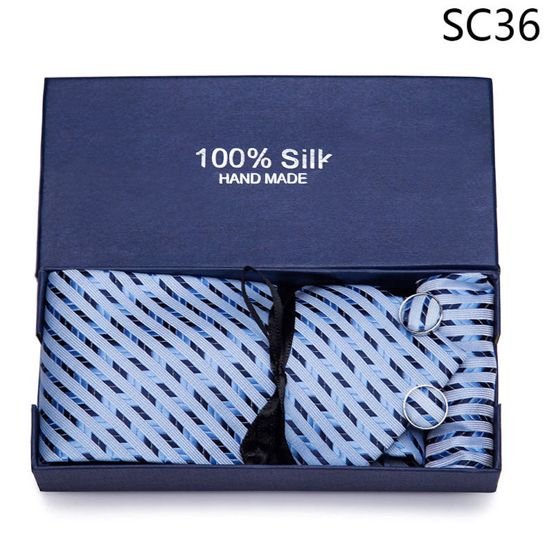 Flag Village Men's Tie Gift Box Set Group Business Formal