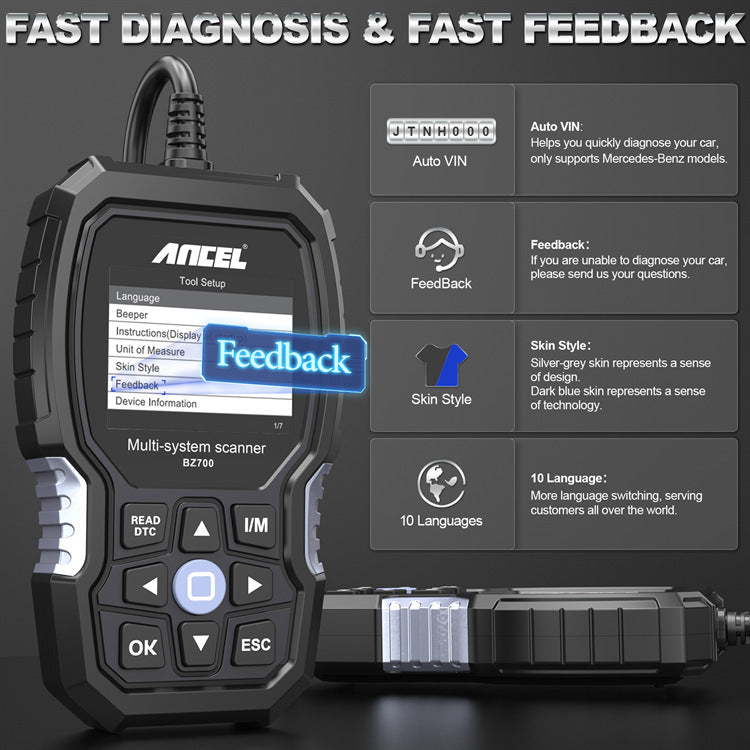 Flag Village Auto Tools Applicable To Mercedes-Benz Full-system Diagnostic Tool