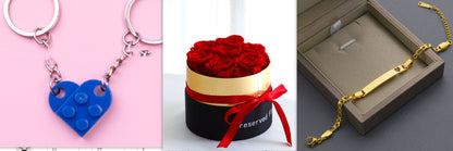 Flag Village Eternal Roses In Box Preserved Real Rose Flowers With Box Set Valentines Day Gift Romantic Artificial Flowers
