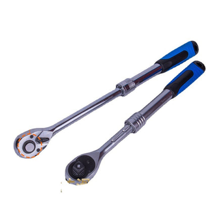 Flag Village Auto Tools Telescopic Ratchet Automatic Two-way Fast Wrench 72 Teeth Auto Repair Tools