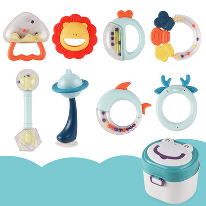 Flag Village Baby Rattle Plastic Toy Gift Box Set