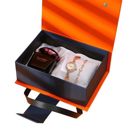 Flag Village Hand Gift Set Watch Lipstick Perfume Gift Box