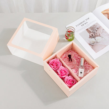 Flag Village Qixi Festival Gift Flowers Portable Flower Box
