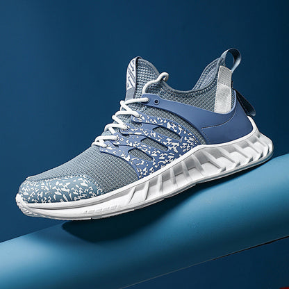 Flag Village Flying Woven Mesh Sneakers New Outdoor Lightweight Breathable Casual Running Shoes