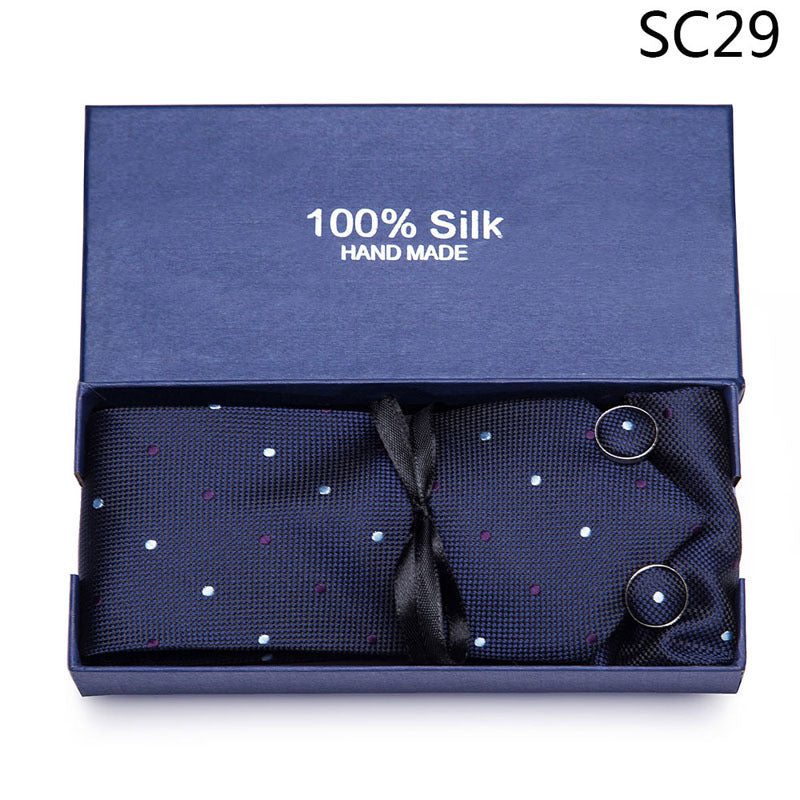 Flag Village Men's Tie Gift Box Set Group Business Formal