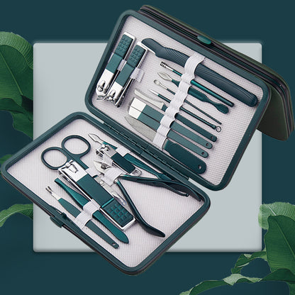 Flag Village Pedicure Knife Nail Clippers Set Box Manicure Implement Nail Clippers Set For Manicure