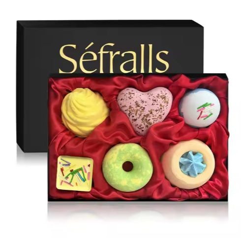 Gift & Souvenir GIFT BOX Fragrance Bubble Bath Salt Set Long-lasting Refreshing Charming Bath Salt Fragrances Moisturizes Aromatic Bath Salt