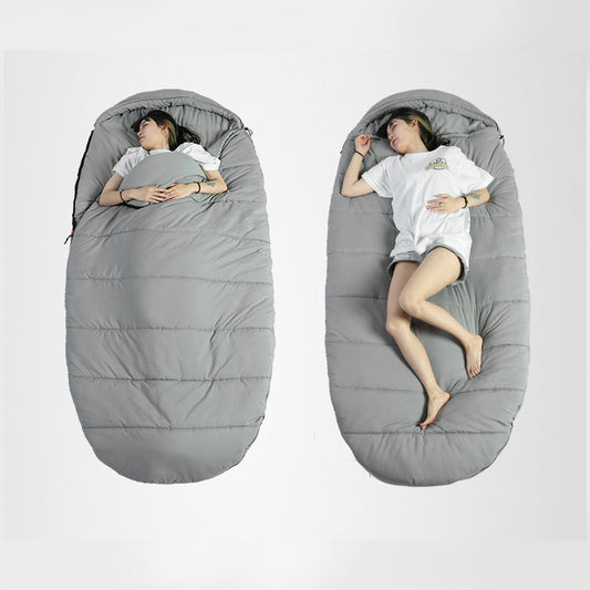 Flag Village Sleeping Bag Adult Outdoor Camping Adult Winter Thickening Cold Protection Single Widening