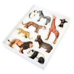 Flag Village Simulation Animal Toy Model Set Gift Box