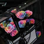 Flag Village Valentine's Day Rose Eternal Flower Acrylic Gift Box