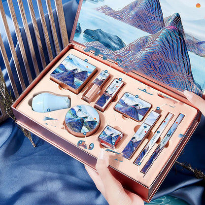 Flag Village Ten Piece Makeup Kit Gift Box