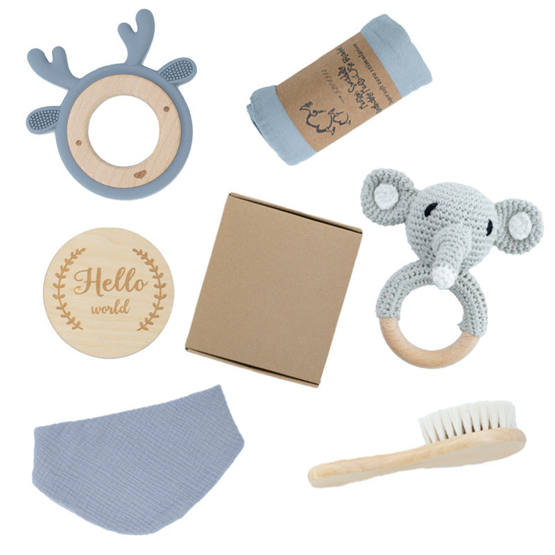 Flag Village Baby Educational Toys Teething Teethers Gift Box