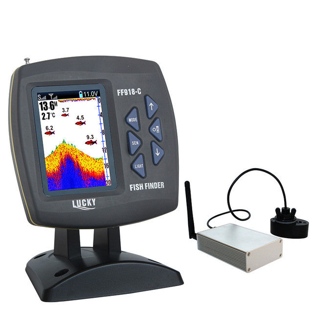 Flag Village Wireless Sonar Intelligent Muddy Water Vision Outdoor Fishing Gear Fish Finder