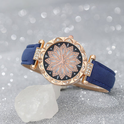 Flag Village Quartz Watch Five-piece Gift Box
