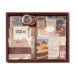 Flag Village Retro Gift Box 155-piece Set Ins Gift Box Notebook Tape Sticker Set