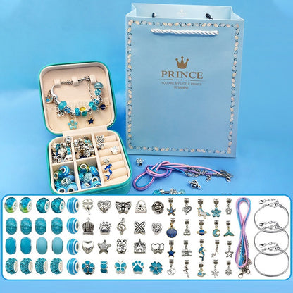 Flag Village Children's Diy Handmade Beaded Bracelet Creative Jewelry Set Gift Box