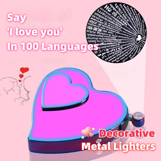 Flag Village Decorative Mini Portable Metal Candle Lighters Windproof Creative Personalized Gifts Lighter Women's Gifts