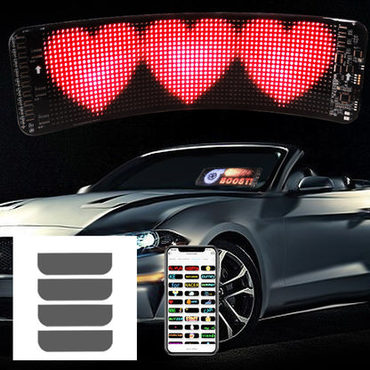 Flag Village Auto Tools Programmable Car LED Sign LED Full-color Advertising Screen Ultra-thin Display Screen Custom Text Pattern Animation Display Car