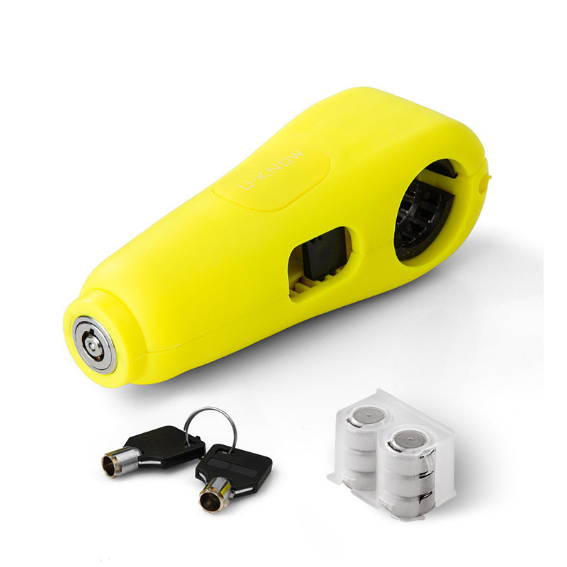 Flag Village Auto Tools ALARM Anti-theft Car Electric Car Motorcycle Bicycle Handle Bar Lock Alarm Handbrake Lock Brake Lock