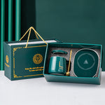 Flag Village Constant Temperature Ceramic Mark Cup Set Gift Box