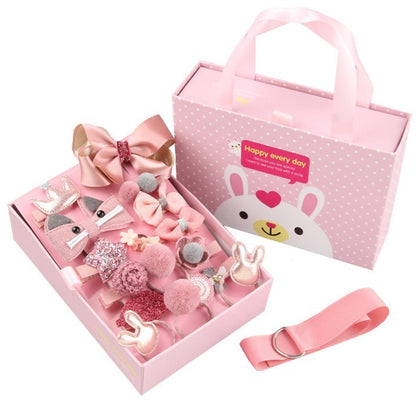 Flag Village Children's Clip Hair Accessories Set Gift Box