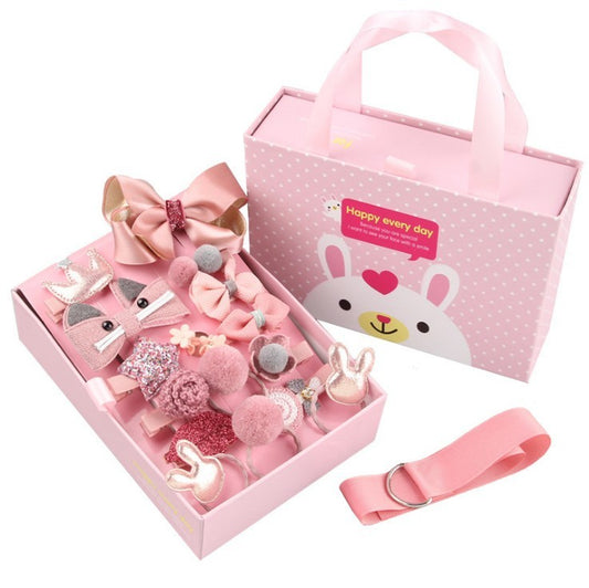 Flag Village Children's Clip Hair Accessories Set Gift Box
