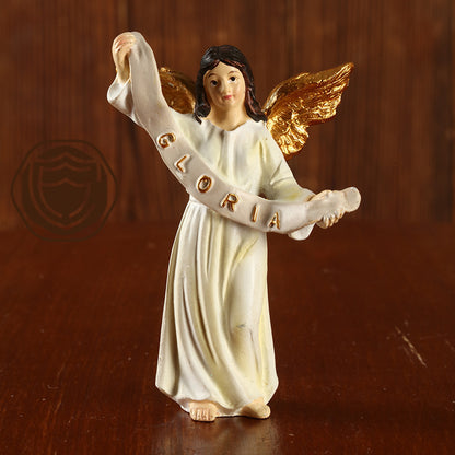 Flag Village Religious Ornaments Nativity Manger Set Gift Box Christmas Gift