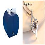 Flag Village Creative Eternal Flower Necklace Ring Double Gift Box