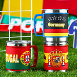 Flag Village World Cup Soccer Mug Souvenirs Fans Small Gifts Event Prizes