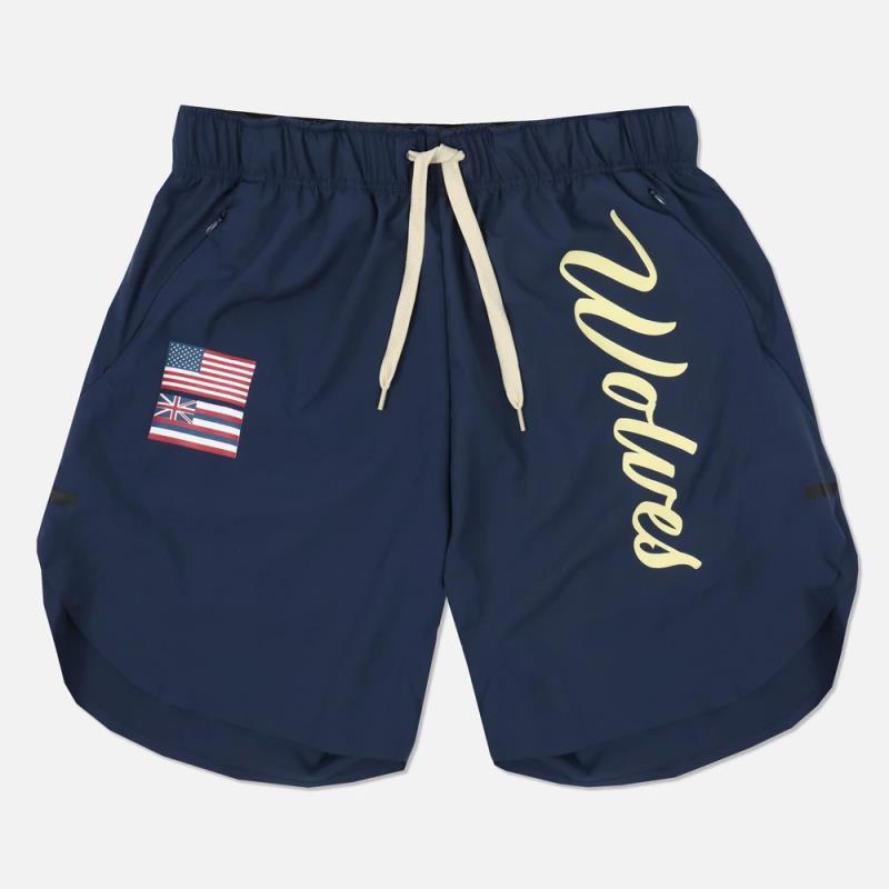 Flag Village Casual Running Breathable Wicking Speed Bar Tide Men's Shorts